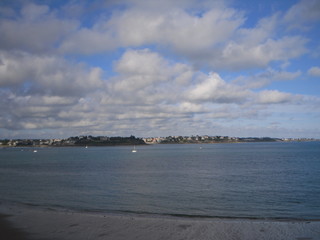 Clouds by the water