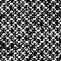 Full seamless abstract distressed monochrome pattern vector for decoration. Texture design for textile fabric printing and wallpaper. Grunge model for fashion and home design.