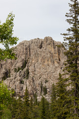 Fototapeta na wymiar Rock Formation in Custer State Park
