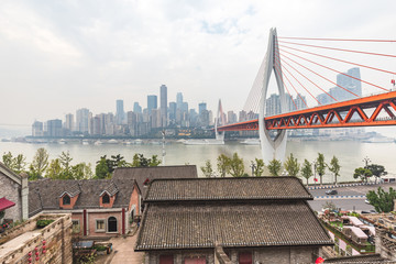 Modern urban landscape in Chongqing, China