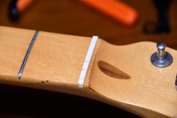 ギター弦張替え　手順⑭　テレキャスター