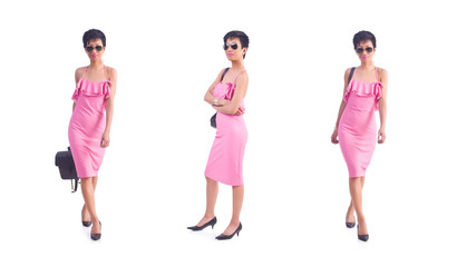 Obraz premium Young woman preparing for vacation