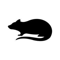 Clip art Rat Vector graphics Silhouette