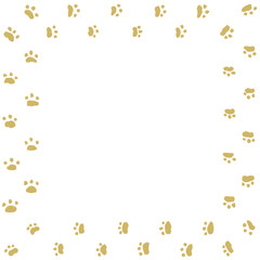 足跡　フレーム