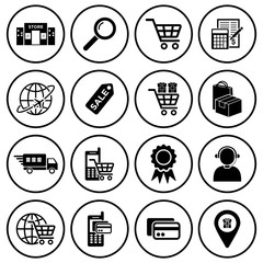 online shopping icon vector design symbol