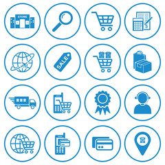 online shopping icon vector design symbol