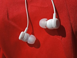 headphones on white background