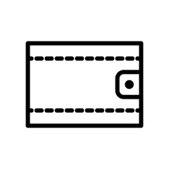 Wallet Icon Vector Simple Design