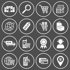 online shopping icon vector design symbol