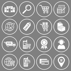 online shopping icon vector design symbol