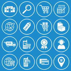 online shopping icon vector design symbol