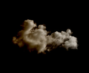 white clouds on black background