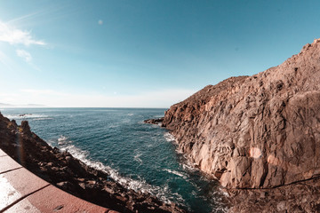 La Bufadora tourist attraction. Ensenada, Baja California. Mexico.