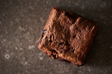 Chocolate small square shape bread