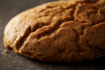 Sweet bread on stone background