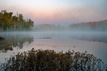 550-04 Red Jack Lake Morning Mist
