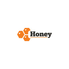 honeycomb  ilustration logo vector template
