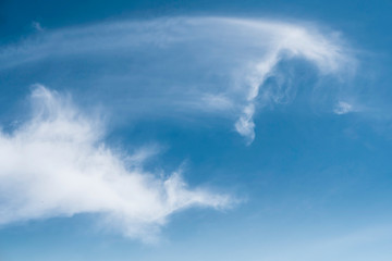 blue sky with clouds background