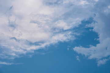 blue sky with clouds background