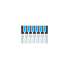 piano icon vector ilustration template