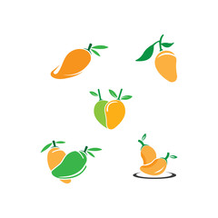 mango logo template vector illustration design