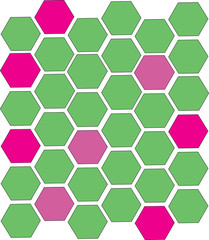 abstract background with hexagons vector illustration