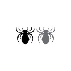 spider ilustration logo vector template