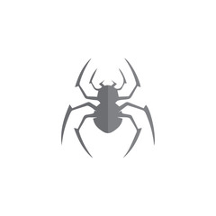 spider ilustration logo vector template
