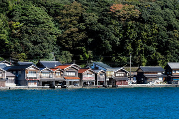Fototapeta premium old town of fisherman village.
