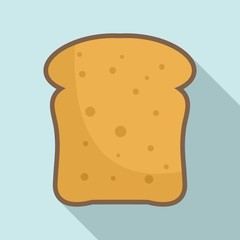 French toast icon. Flat illustration of french toast vector icon for web design