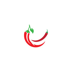 CHILI LOGO TEMPLATE SYMBOL VECTOR ICON