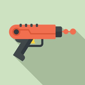 Ray blaster icon. Flat illustration of ray blaster vector icon for web design