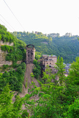 Fototapeta premium Mining plant and manganese ore processing plant in Chiatura, Georgia.