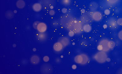 Abstract background with bokeh lights effect.  Vector magical background black and white, silver, gold glitter for Christmas, for your banner, post