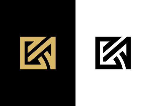 CA letter logo design, Creative modern letters logo icon, luxury vector illustration