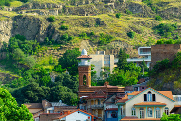 TBILISI, GEORGIA - AUGUST 02, 2019: Mirea of Old Tbilisi