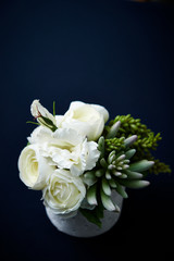 bouquet of white flowers
