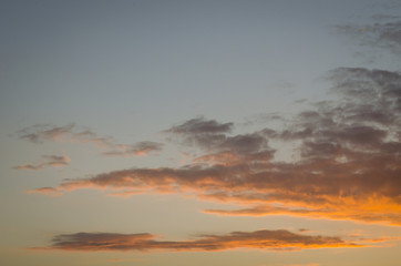 Blue sky and white clouds background