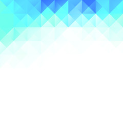 Blue Grid Mosaic Background, Creative Design Templates