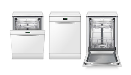 Dishwasher Machine Realistic Set