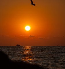 Sunset on the Black Sea coast