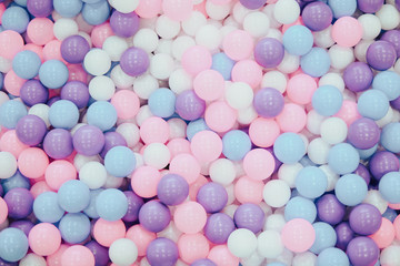 lots of multicolored round balls texture background