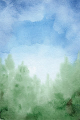 Watercolor abstract texture Hand drawn background