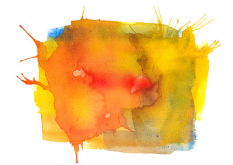 Abstract watercolor brush strokes background