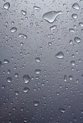 Background of droplet of on metallic surface