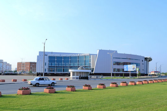 Sports complex in Novy Urengoy Yamal-Nenets Autonomous Okrug in Russia