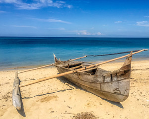 Canoe Indian Ocean Madagascar