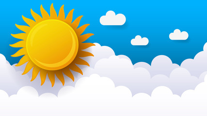 Sun Symbol Illustration Vector Illustrations Suitable For Greeting Card, Poster