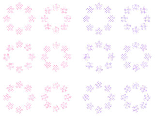 桜のフレーム-柄A