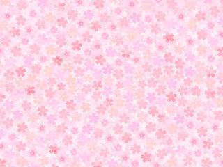 ピンク色の桜模様背景